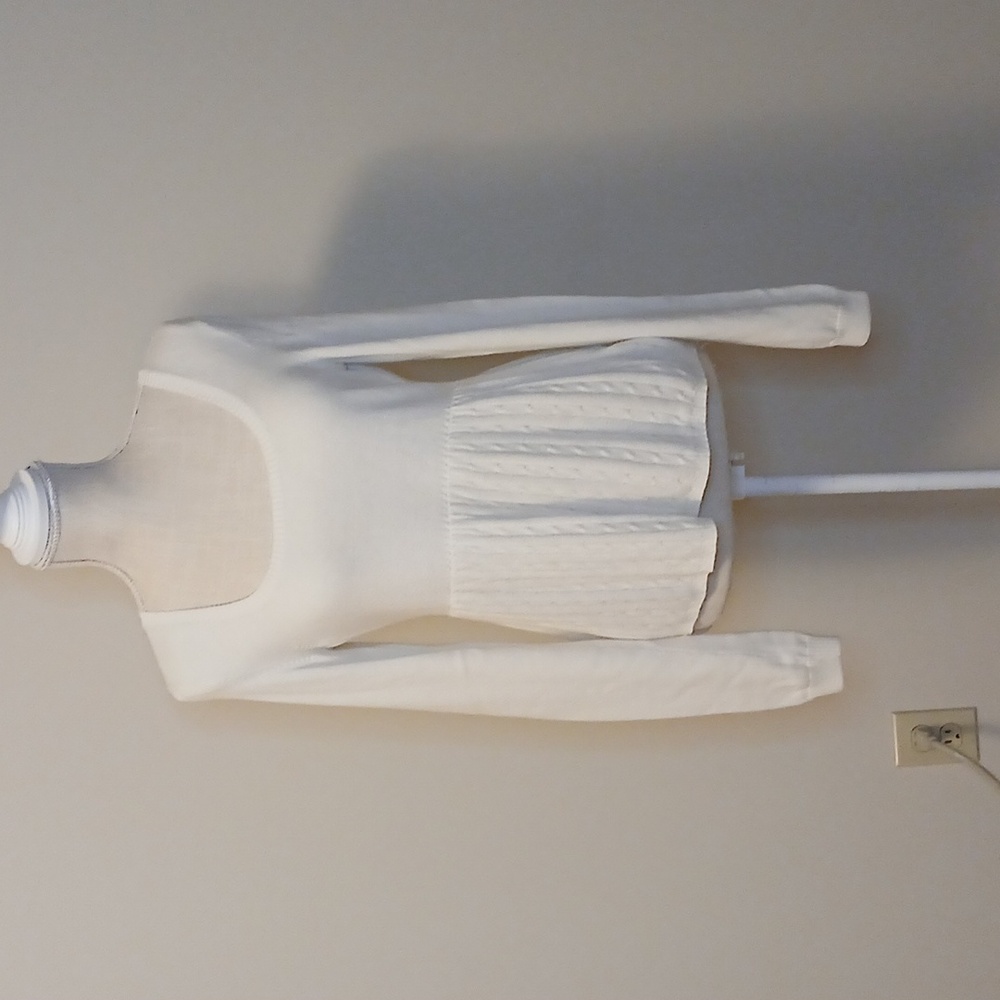 Hollister White Sweater
